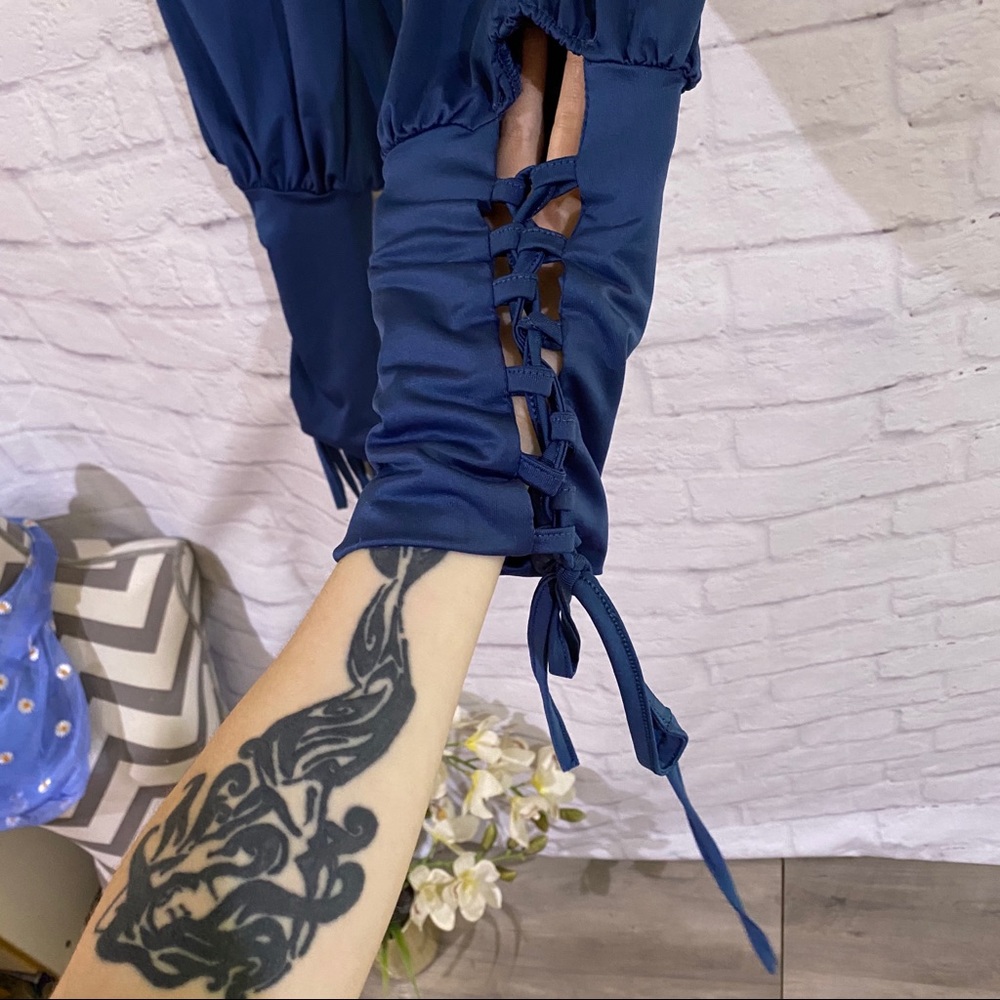 Blue Harem Pants - image 5